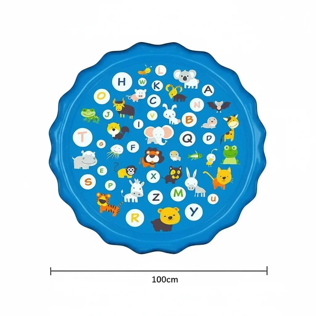 Inflatable Water Play Mat | Animal and Letter Design
