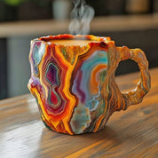 Artisan Thermal Mug | Unique Crystal Design