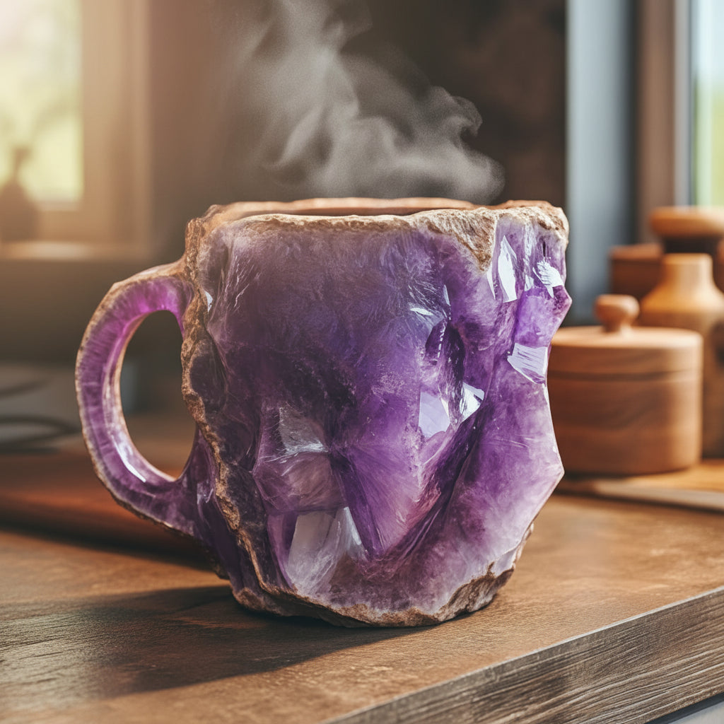 Artisan Thermal Mug | Unique Crystal Design