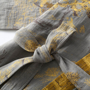 Cotton Kimono Robe | Loose Dressing Gown