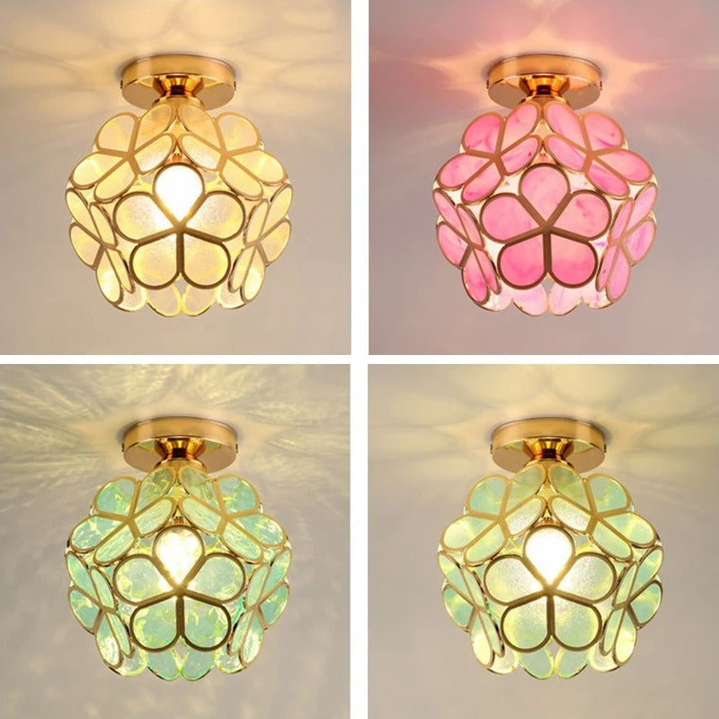 Nordic Petal Ceiling Light | Elegant Light for Hallway and Bedroom