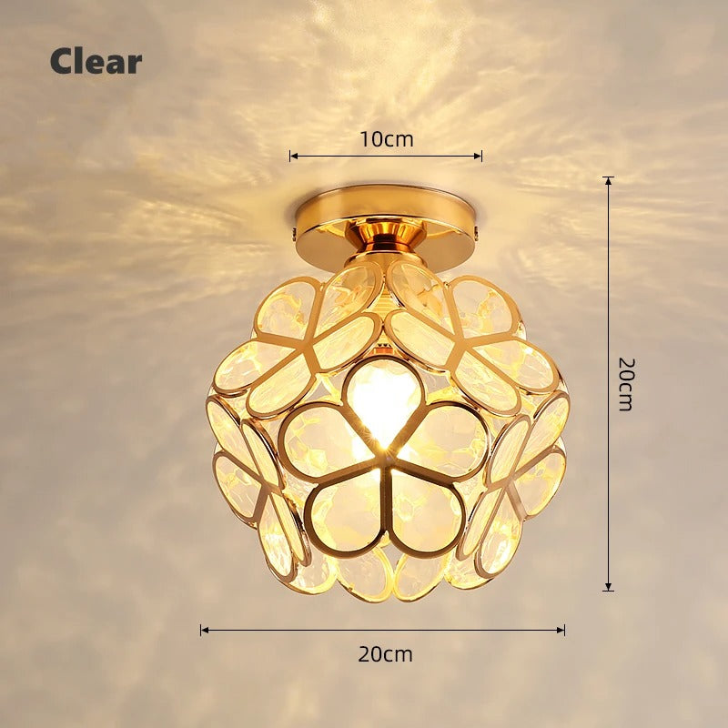 Nordic Petal Ceiling Light | Elegant Light for Hallway and Bedroom