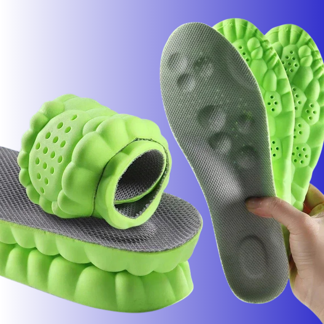 4D Massage Insoles | Cushioning and Arch Support