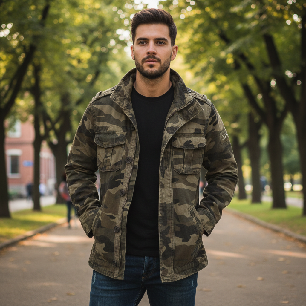Men's Zip Jacket | Elegant Casual Clothing