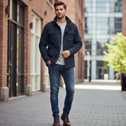 Men's Zip Jacket | Elegant Casual Clothing
