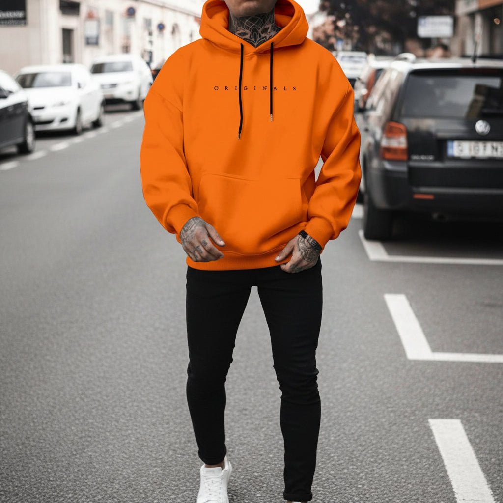 Men's Oversized Hoodie | Casual Long Sleeves