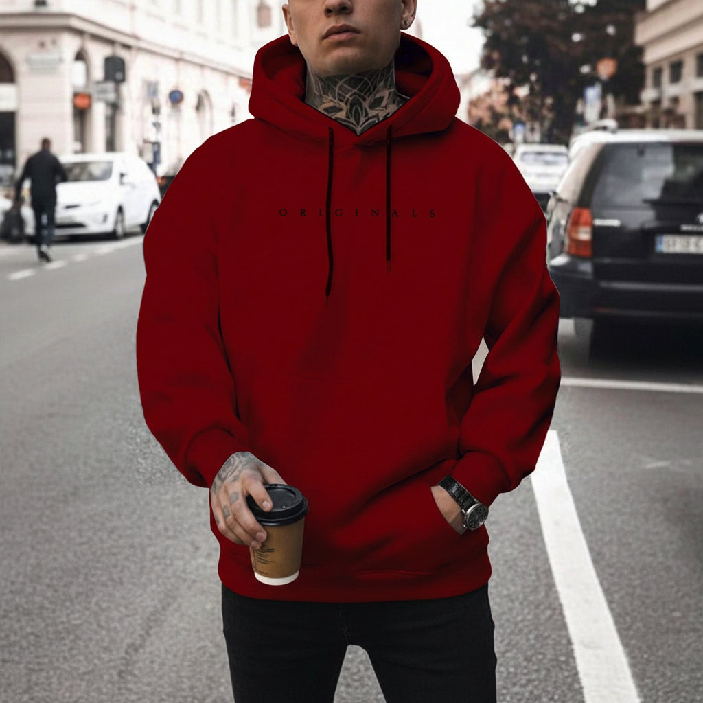 Men's Oversized Hoodie | Casual Long Sleeves