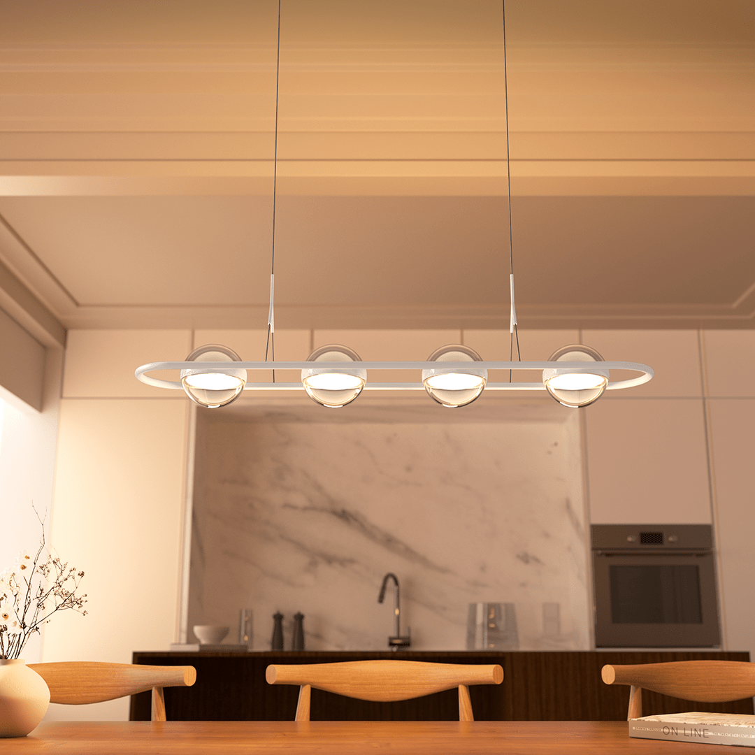Modern Adjustable Pendant | Elegant Dining Room Design