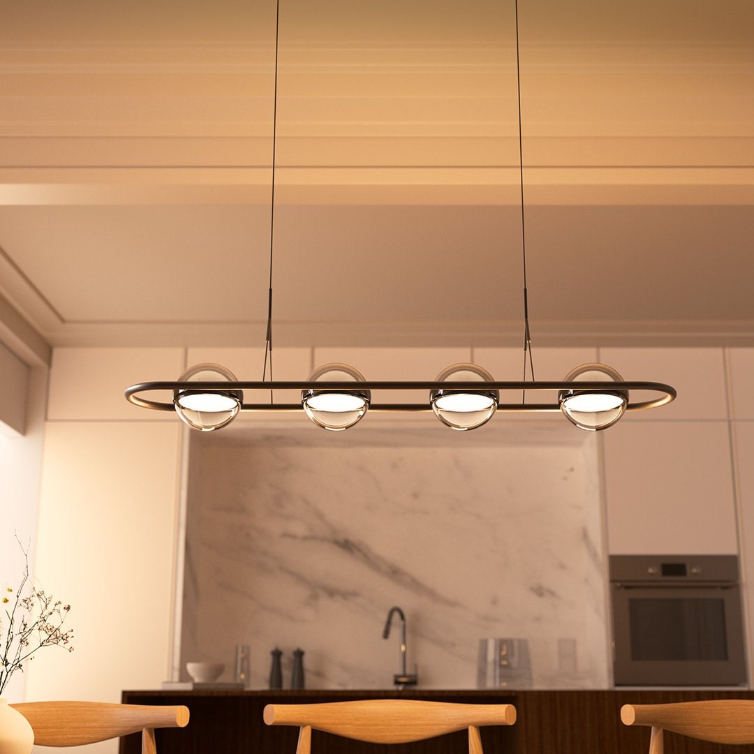 Modern Adjustable Pendant | Elegant Dining Room Design