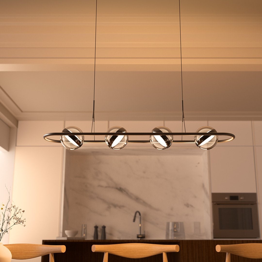 Modern Adjustable Pendant | Elegant Dining Room Design