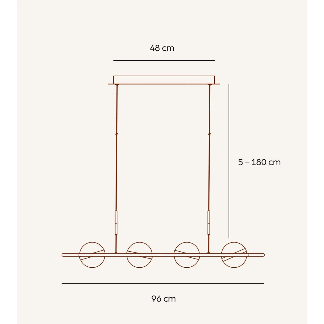 Modern Adjustable Pendant | Elegant Dining Room Design