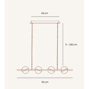 Modern Adjustable Pendant | Elegant Dining Room Design