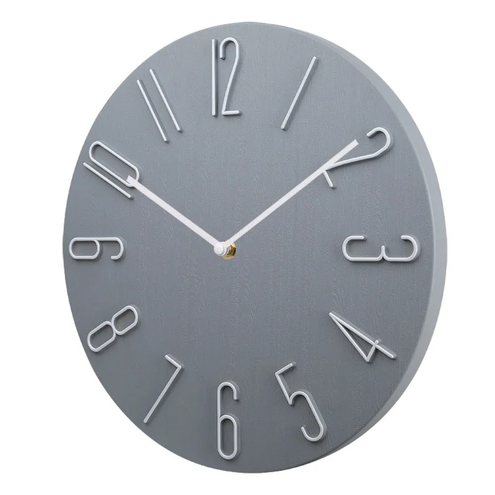 Silent Round Wall Clock | Home and Office Decoration