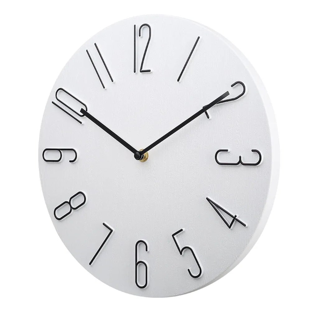 Silent Round Wall Clock | Home and Office Decoration