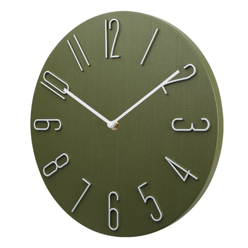 Silent Round Wall Clock | Home and Office Decoration