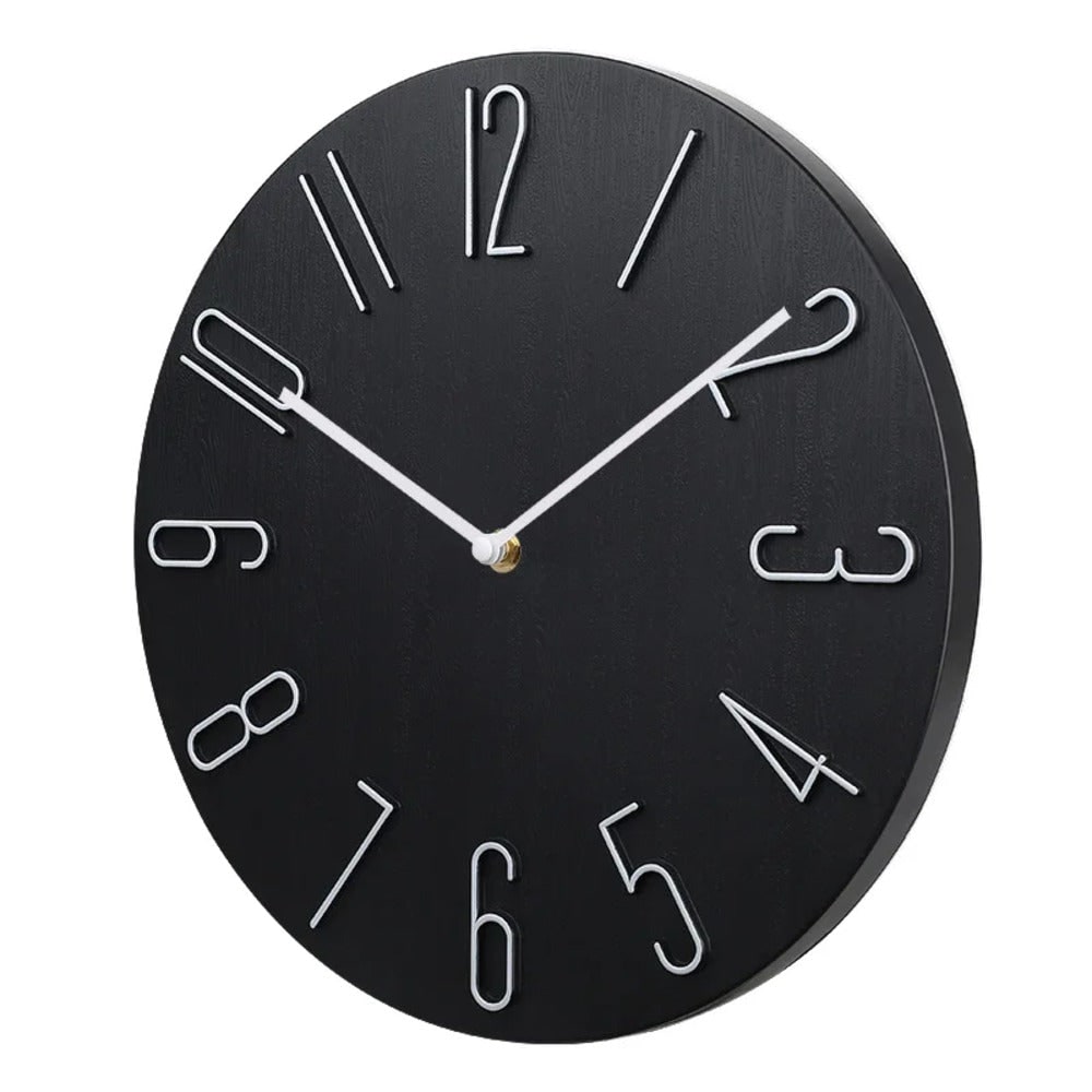 Silent Round Wall Clock | Home and Office Decoration