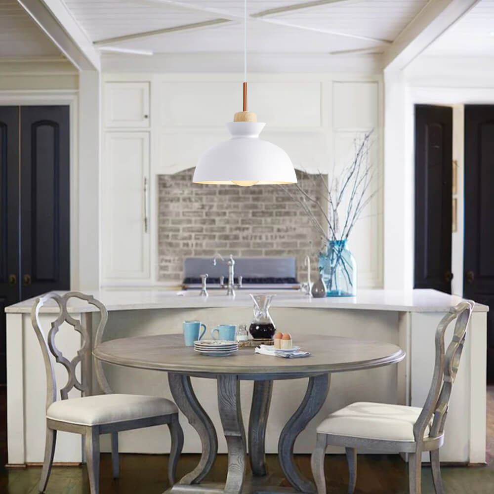 Modern Dome Pendant | Scandinavian Metal Lamp