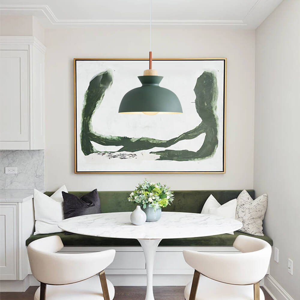 Modern Dome Pendant | Scandinavian Metal Lamp