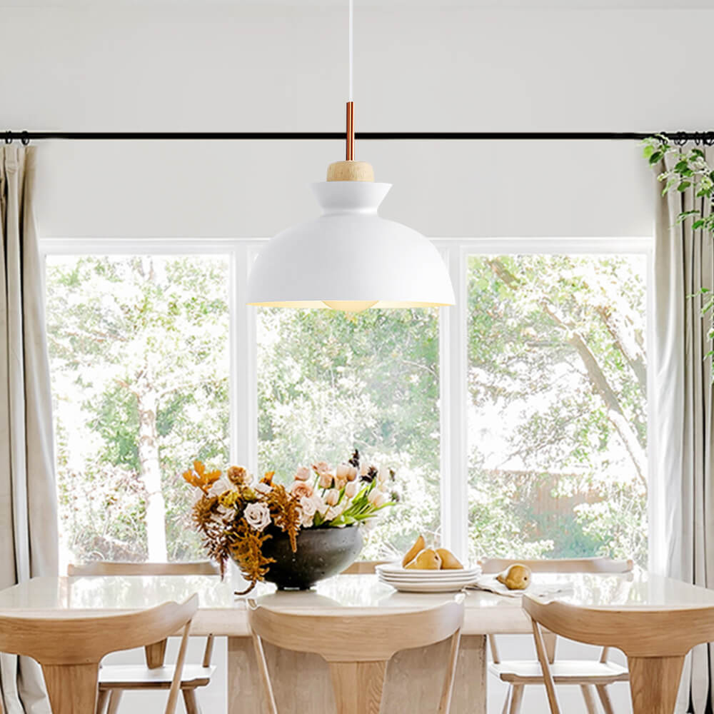 Modern Dome Pendant | Scandinavian Metal Lamp