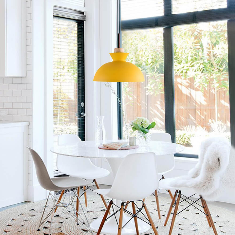 Modern Dome Pendant | Scandinavian Metal Lamp