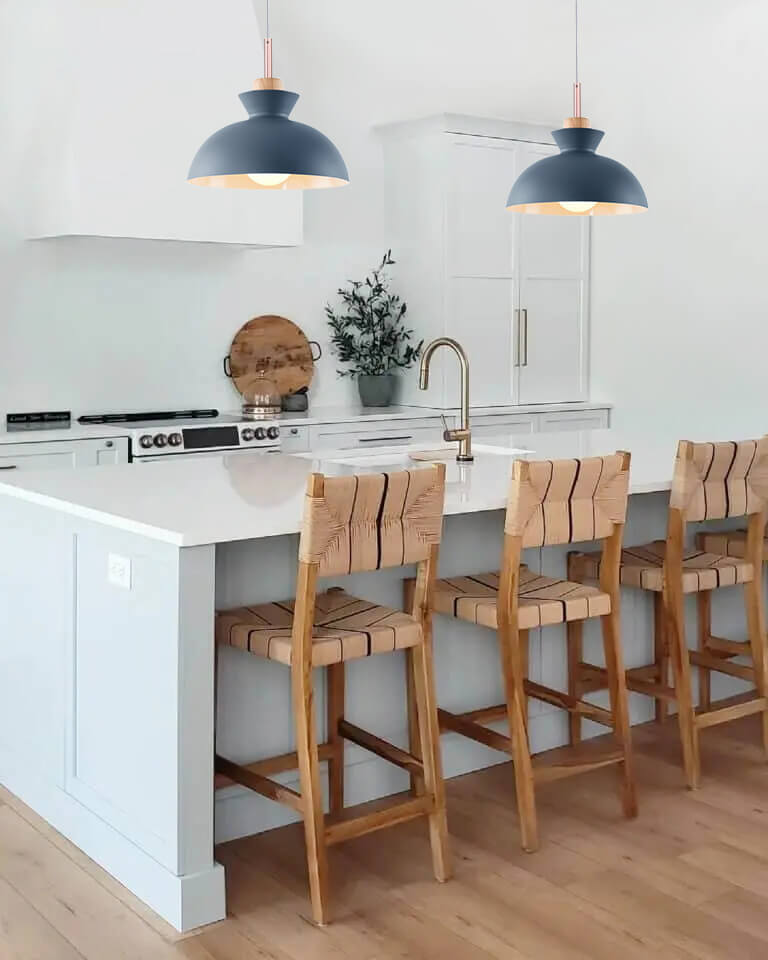 Modern Dome Pendant | Scandinavian Metal Lamp