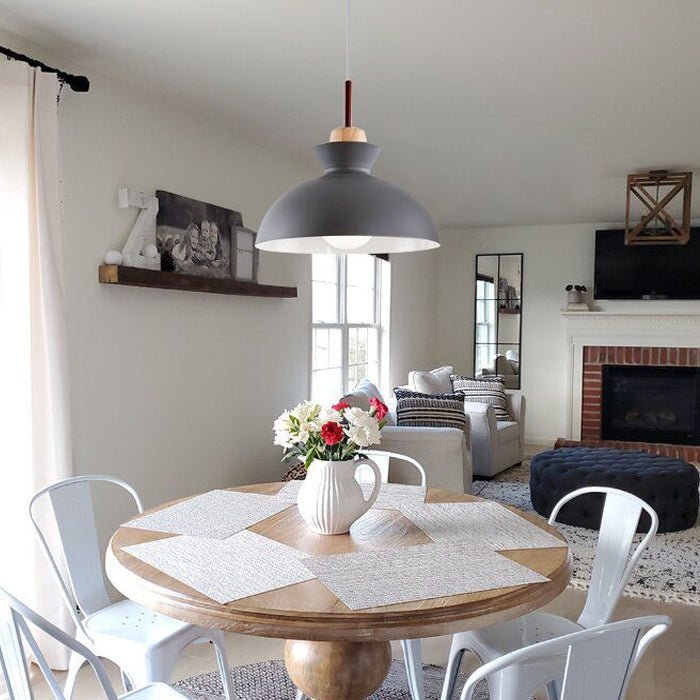 Modern Dome Pendant | Scandinavian Metal Lamp
