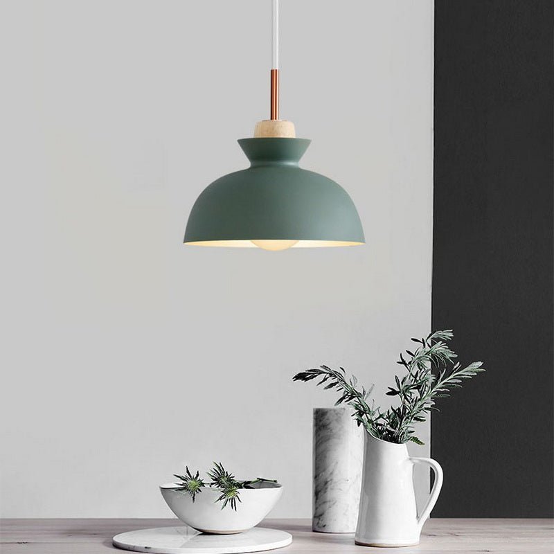 Modern Dome Pendant | Scandinavian Metal Lamp
