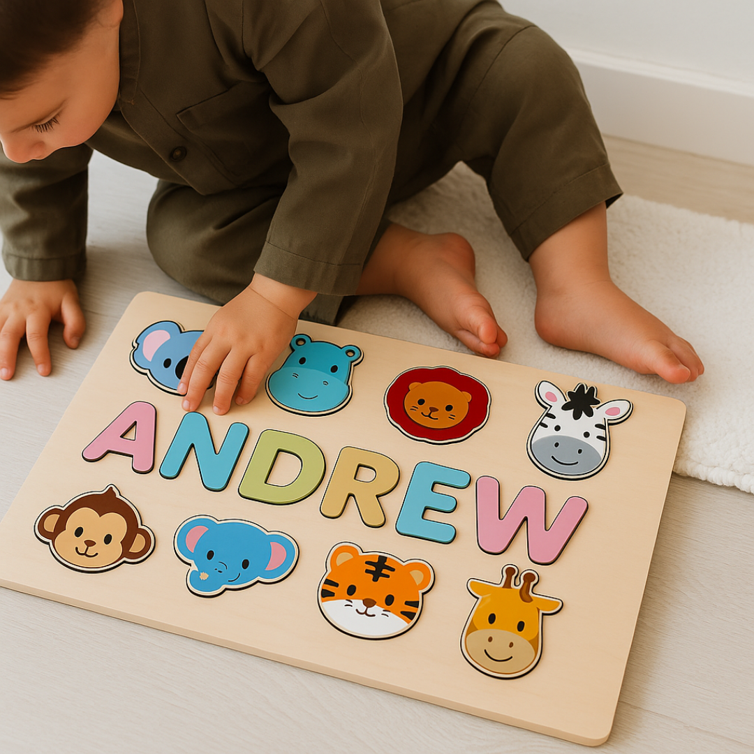 Personalised Name Puzzle | Educational Toy for Toddlers
