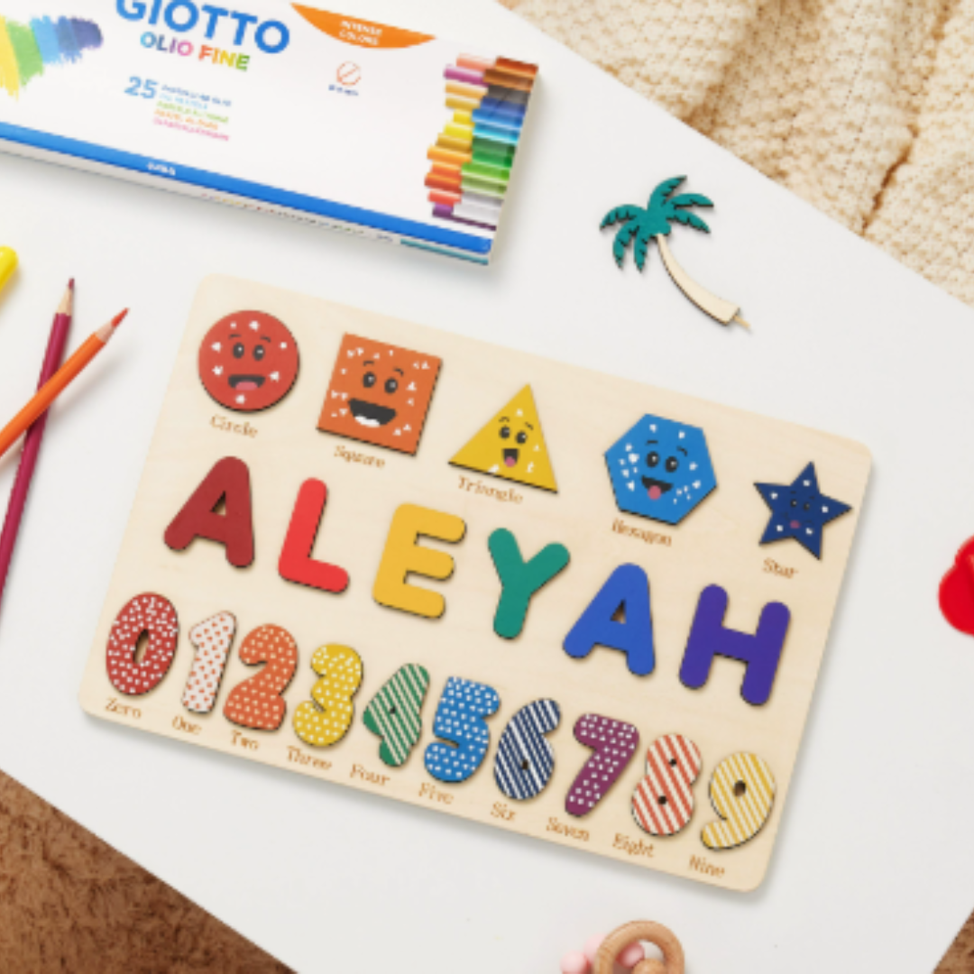 Personalised Name Puzzle | Educational Toy for Toddlers
