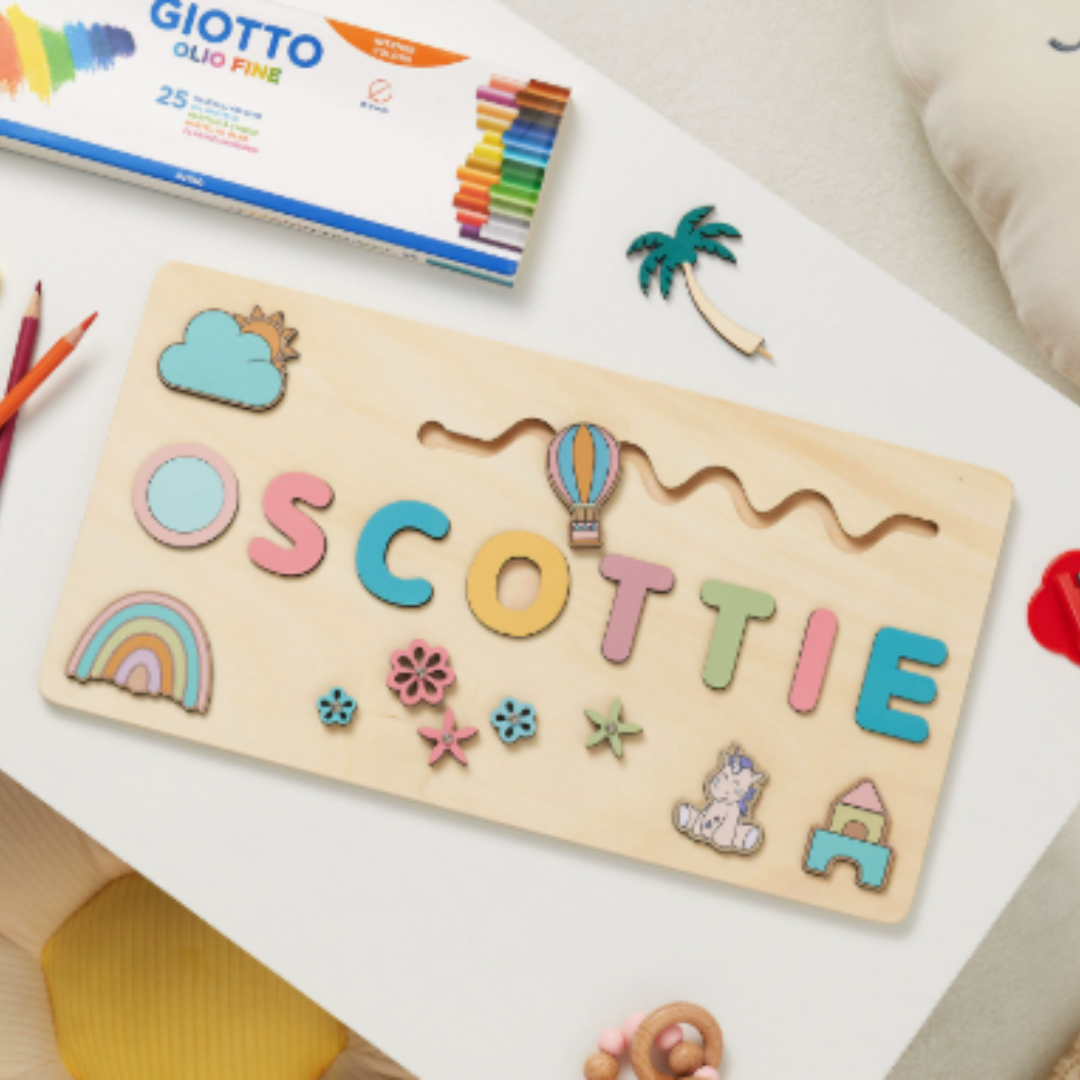 Personalised Name Puzzle | Educational Toy for Toddlers