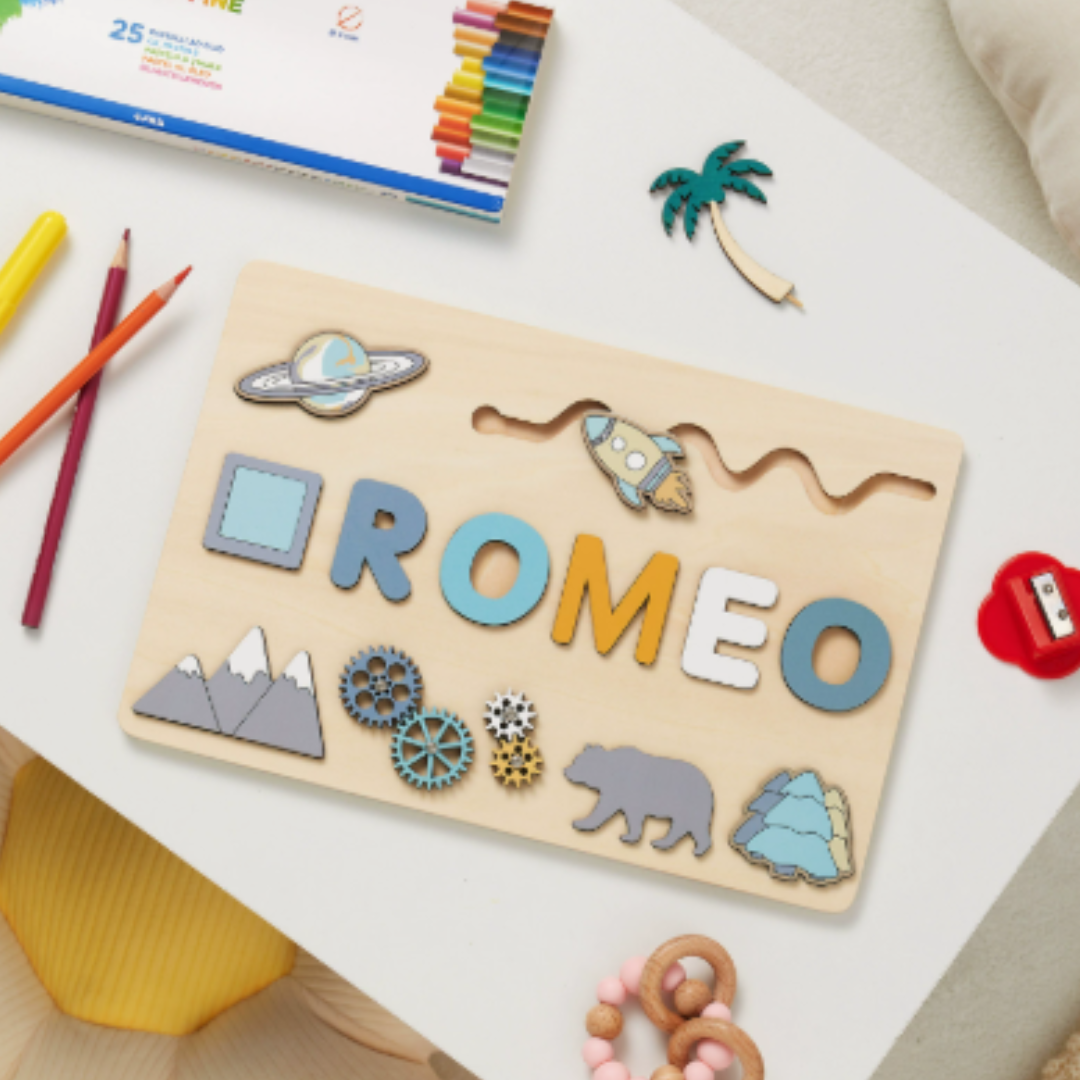 Personalised Name Puzzle | Educational Toy for Toddlers