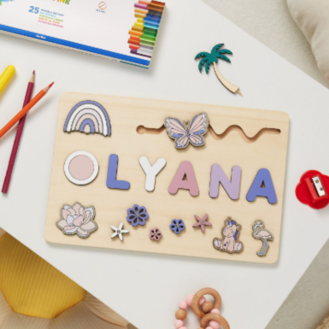 Personalised Name Puzzle | Educational Toy for Toddlers