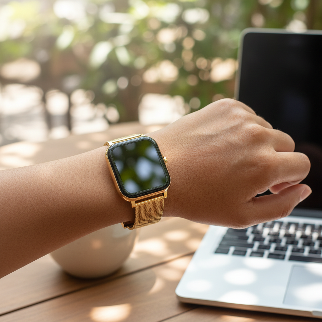 Square Smartwatch | Fitness Activity Tracking