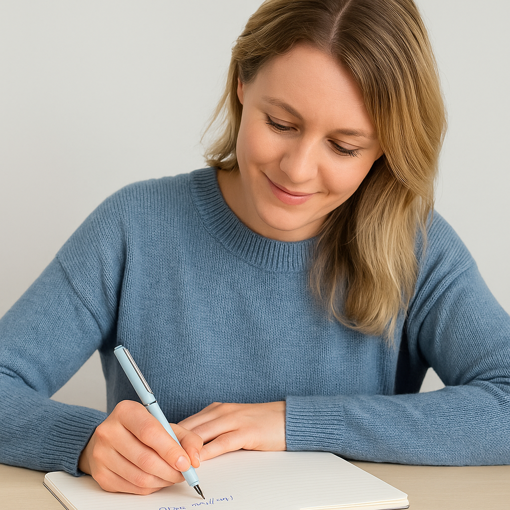 Ergonomic Retractable Fountain Pen | Smooth Writing for Office