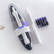 Ergonomic Retractable Fountain Pen | Smooth Writing for Office