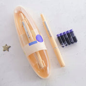 Ergonomic Retractable Fountain Pen | Smooth Writing for Office