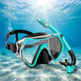 Snorkel Mask and Dry Snorkel Set | Adjustable Strap