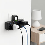 Surge Protector Power Strip with USB Wall Ports