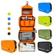 Hanging Travel Toiletry Bag | Cosmetic Bag with Zip Pocket and Handle