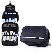 Hanging Travel Toiletry Bag | Cosmetic Bag with Zip Pocket and Handle