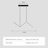 Aluminium Dining Room Pendant | Minimalist Nordic Style