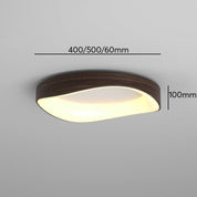Nordic Artistic Ceiling Light | Wood Grain Effect