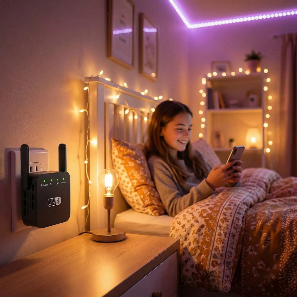 WiFi Range Extender Signal Booster | Dual-Band Mesh