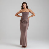 Women's Corset Bustier Evening Dress | Formal Gala Gown