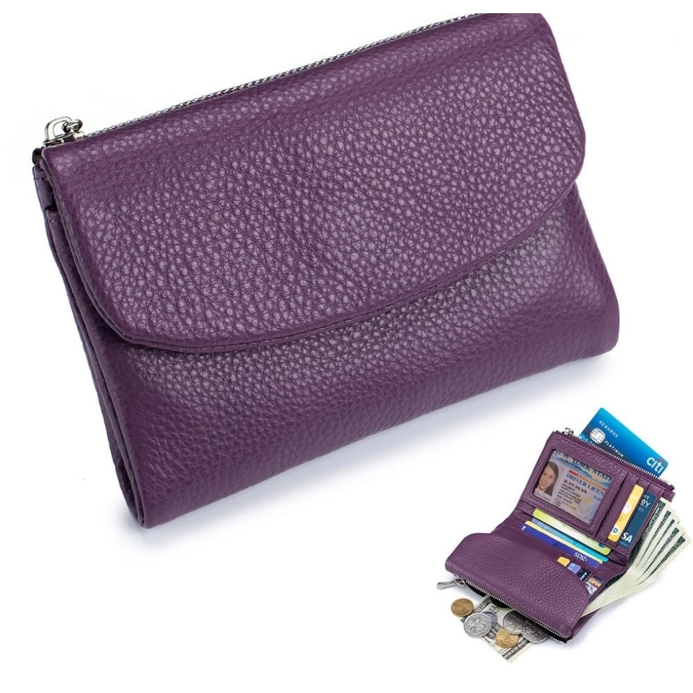 Women's RFID Wallet | Slim Card Holder with Coin Purse