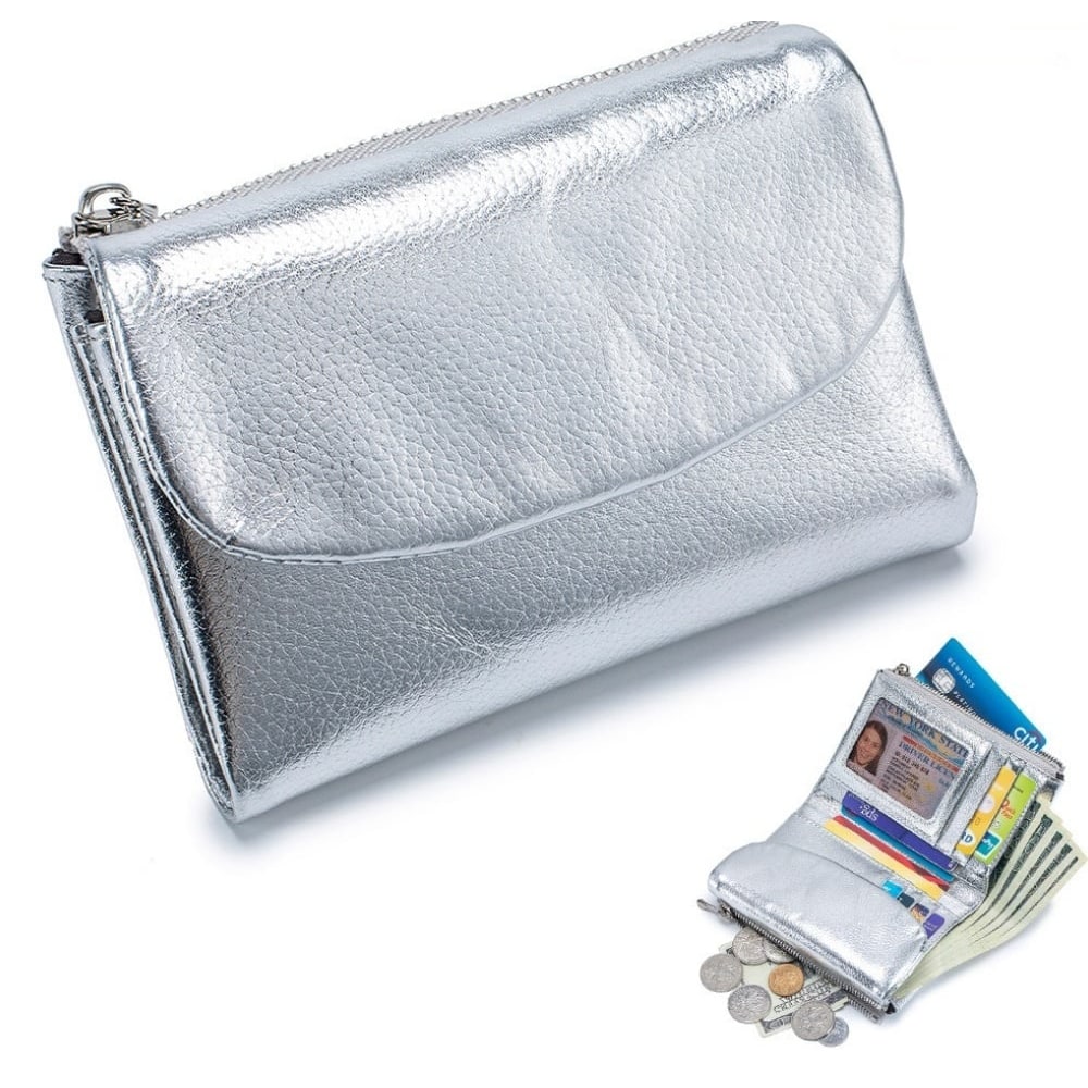 Women's RFID Wallet | Slim Card Holder with Coin Purse