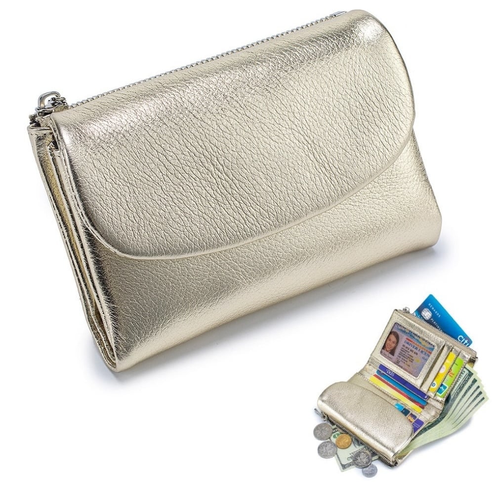 Women's RFID Wallet | Slim Card Holder with Coin Purse
