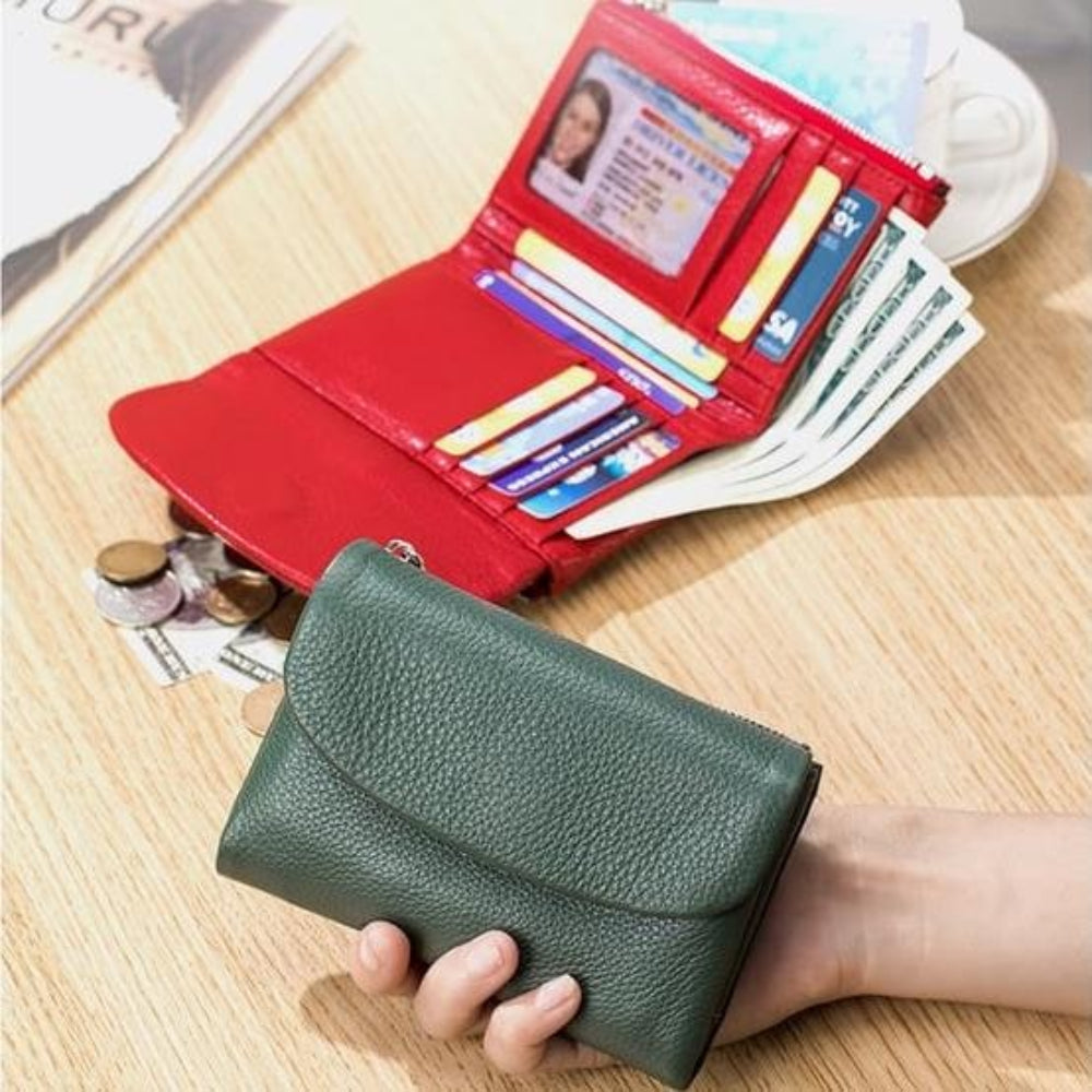 Women's RFID Wallet | Slim Card Holder with Coin Purse
