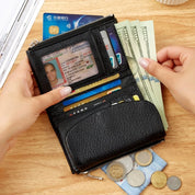 Women's RFID Wallet | Slim Card Holder with Coin Purse