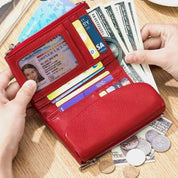 Women's RFID Wallet | Slim Card Holder with Coin Purse